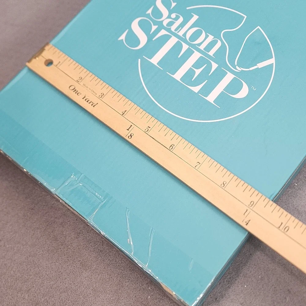 Salon Step Deluxe Pedicure Footrest‎ Teal Blue 31542 Home Spa Tool New